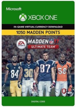 XONE Madden NFL 17: MUT 1050 Madden Point / Elektronická licencia / Herná mena (7F6-00057)