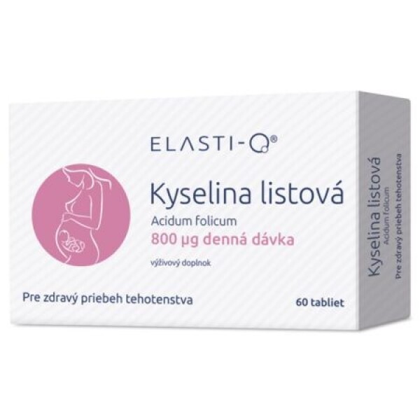 ELASTI-Q Kyselina listová 800 60 tabliet