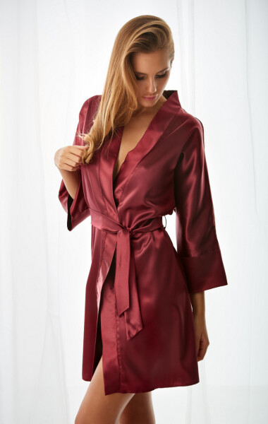 Kalimo Housecoat Panama Claret