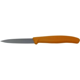 Victorinox 6.7606.L119 Nôž na šúpanie ovocia oranžová; 6.7606.L119 - VICTORINOX 6.7606.L119 oranžový 8 cm