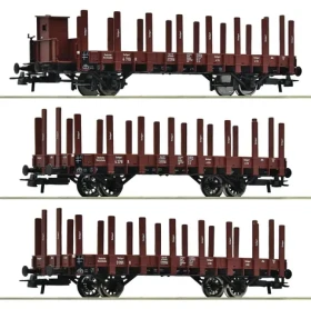 Roco 6600041 Sada 3 ks kolových vozov Typ Rlmmp II