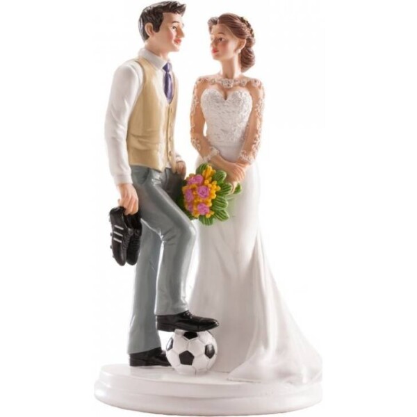 Svatební figurka na dort futbalista 20 cm - Dekora - Dekora