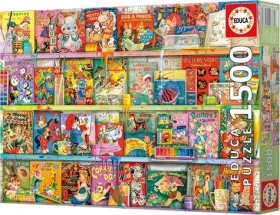 Educa Puzzle Gýčovitý zábavný knižný kút