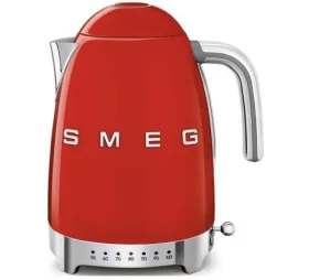 SMEG KLF04RDEU červená / Rýchlovarná kanvica / 1.7L / 2400W / regulácia teploty (KLF04RDEU)