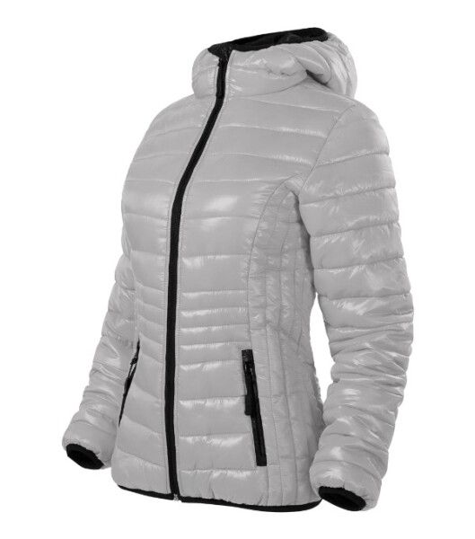 Bunda Everest strieborná sivá M