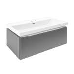 Kúpeľňová skrinka s umývadlom SAT Feel 80x30x44, 8 cm antracit mat SATFEEL80ANTU4 SATFEEL80ANTU4