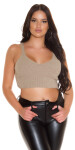 Sexy Cozy Cropped Top Einheitsgroesse