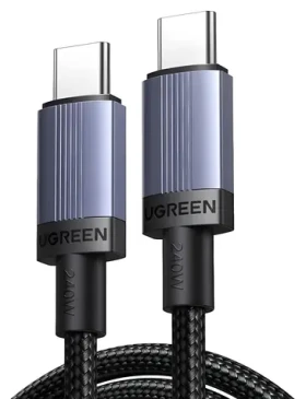 Ugreen L532 sivá / Kábel USB-C - USB-C / PD 240 W / 480 Mb/s / 3 m (UGR5752)