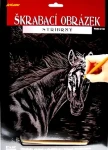 ARTLOVER Škrabací obrázok strieborný Kôň