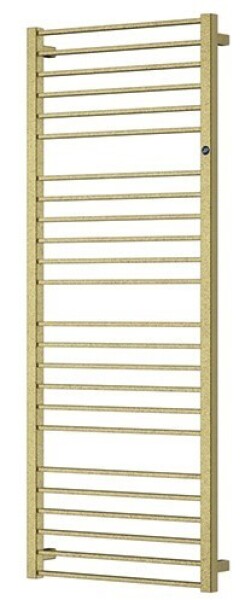 Instalprojekt - Kúpeľňový radiátor PIKO zlatá farba - Farba - Zlatá, Odporúčaná vykurovacia tyč - 400 W, Rozmer A - 55 cm, Rozmer C - 115 cm, Skutočný rozmer radiátora - 530 x 1129 mm, Typ pripojenia - Stredové 50 mm RADPIK501184SP