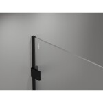 MEXEN/S - Lunar Sprchová zástena WALK-IN pravá 70 x 200, transparent 8 mm, čierna 830-070-000-70-00-P
