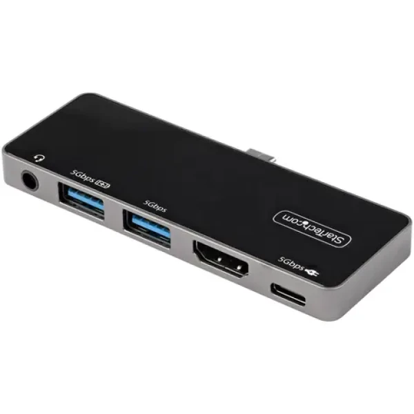 StarTech USB-C Multiport adaptér čierna/strieborná / Adaptér / HDMI / 2x USB-A / USB-C / 60Hz (DKT30ICHPD)