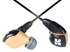 HiFiMAN RE2000 Pre Gold / Slúchadlá do uší / drôtové / vymeniteľný MMCX kábel / ANC (RE2000 Gold Pro Vers)