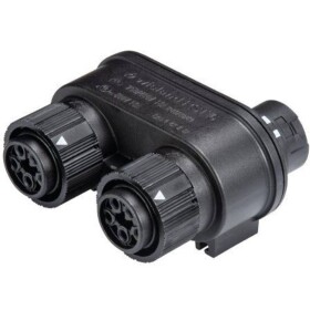Wieland Electric RST16I5V 2P1 TGVG SW 46.050.1253.1 rozvádzač pre guľatý faston, 1 ks; 46.050.1253.1
