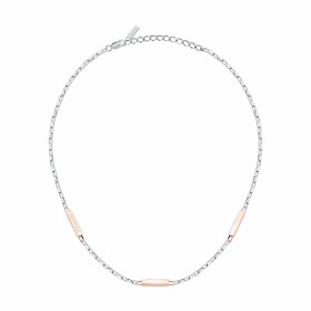 Trussardi Bicolor pánsky náhrdelník z ocele T-Steel TJAXV29
