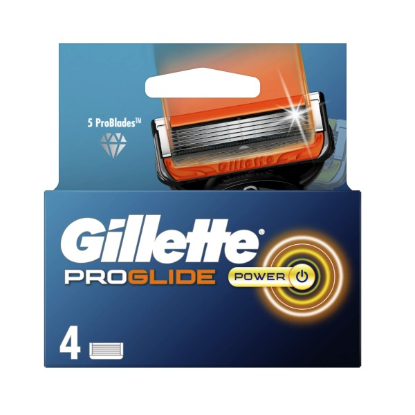 GILLETTE ProGlide power náhradné holiace hlavice 4 ks