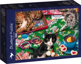 BlueBird Puzzle Mačacie skladači