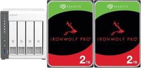 Qnap TS-433-4G + 2x Seagate IronWolf 2TB (ST2000VN003)