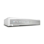 Lindy KVM Switch Pro 4 Port DisplayPort 1.2 / Prepínač KVM / 4 porty / 4K Ultra HD / USB 2.0 (39305)