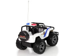Mamido Elektrické autíčko R/C Polícia Jeep 1:14 Diaľkovo Ovládaný so Svetelnými Efektmi