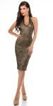 Sexy KouCla Neckholderdress withl lace and gold SAFIR S