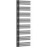 CERANO - Kúpeľňový radiátor Burke - L/P - asymetrické pripojenie 50mm - 750W - čierna matná - 1600x500 mm CER-429640