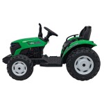 Mamido Detský elektrický traktor GROW 1804 24V zelený