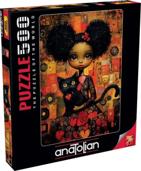 ANATOLIAN Puzzle Čierna mačka