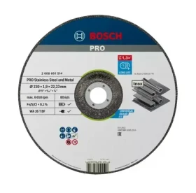 BOSCH 2608601514 / Rezací kotúč na nerezovú oceľ / Priemer 230 x 22.23 mm / Šírka rezu 1.9 mm (2608601514)