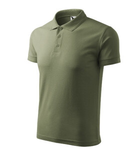 Pánska polokošeľa Pique khaki 3XL