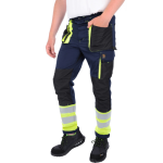 Procera pracovné nohavice do pása PROMAN STRETCH 250 SPG HV modré 48-62