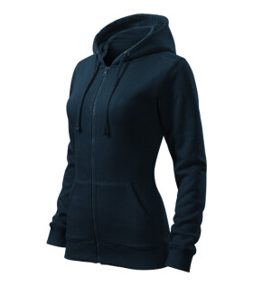 Trendy mikina na zips ženy námornícka modrá 2XL