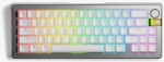 Glorious Glorious Gaming GMMK 3 PRO HE 65% Prebuilt Wireless klawiatura RF Wireless QWERTY US English strieborný