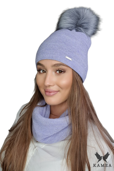 Kamea Set Hat&Chimney Heather UNI