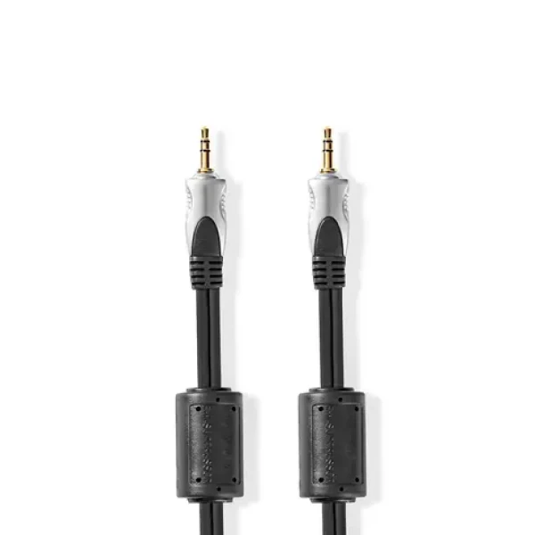 Nedis Stereo Audio kábel jack 3.5 mm (M) - jack 3.5 mm (M) 5.00 m čierna (CAGC22000AT50)