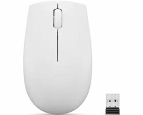 Lenovo 300 Wireless svetlo šedá / Bezdrôtová myš / 1000 DPI / 2.4GHz USB-A dongle / 1x AA (GY51L15677)