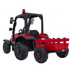 Mamido Detský elektrický traktor BLAST s prívesom 2x200W červený