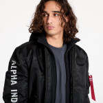 Bunda Alpha Industries MA-1 D-Tec SE Black/ Reflective XXXL