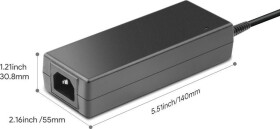 CoreParts MBA2149 adapter zasilający/ inwentor Wewnętrzna 120 W Čierny