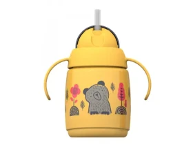 Tommee Tippee Superstar 300ml žltá / Netečúci hrnček so slamkou / od 6 mesiacov (447831TT)