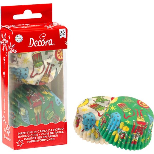 Papierové košíčky na muffiny 36 ksLyžičкой? - Decora - Decora