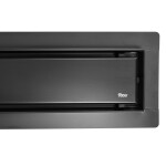 REA - Odtokový žľab 100 Pure Neox - matný čierny REA-G6605