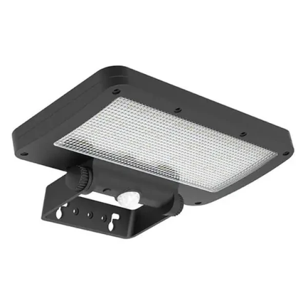 Solight WO7204 LED solárne osvetlenie so senzorom čierna / 5W / 500lm / 4000K (8592718044275)