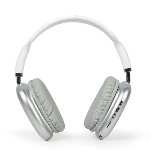 Gembird BHP-LED-02 biela / bezdrôtové slúchadlá / Bluetooth 5.0 (BHP-LED-02-W)