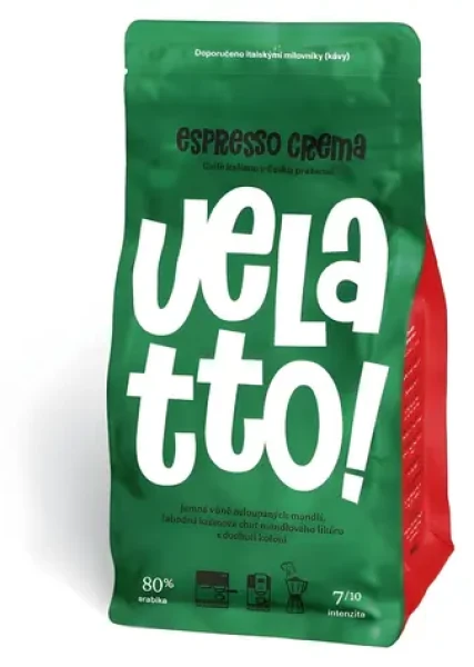 Velatto Espresso Crema 1 kg / Zrnková káva