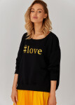 Kolorli Mikina #Love Black