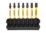 DeWalt sada predĺžených bitov T 7 ks / Sada bitov / 57 mm / T15, T20, T25, T30, T40 (DT70825)