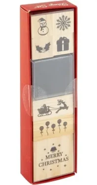 CRAFT ID Sada vianočných pečiatok 7 ks