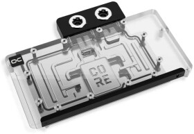Alphacool Alphacool Core RX 9070 Quicksilver/Swift GPU Wasserblock, ARGB, mit Backprokove - Acryl