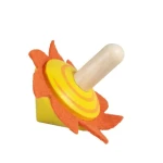 Detoa Drevená káča s plsťou Slniečko